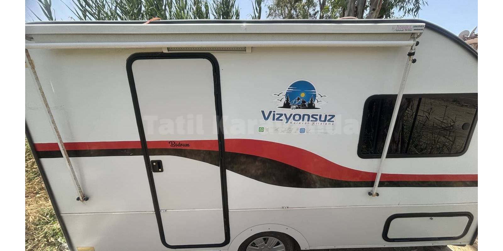 2023 yapım 4 kişilik çekme full +full çekme karavan - Görsel 2